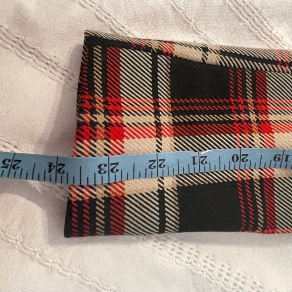 Oversize Women’s Red and Black Plaid Blazer Size 2 - Picture 3 of 6